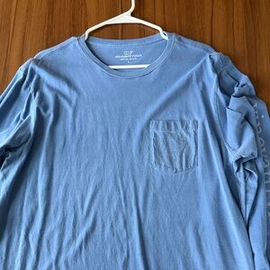 Vineyard Vines Men's Sky Blue Long Sleeve Shirt